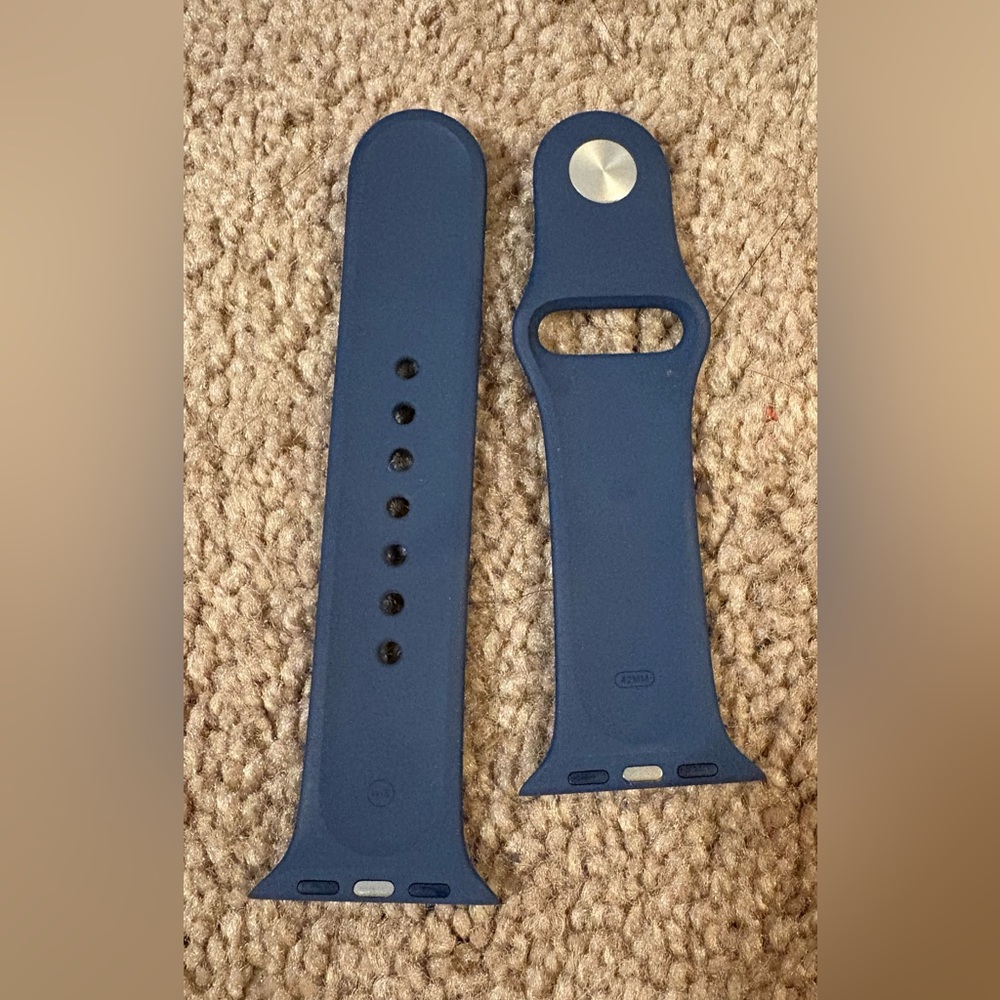 New Apple Watch Sport band denim blue